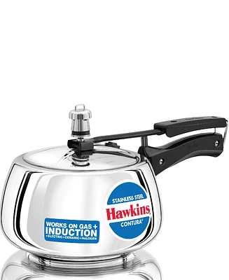 Hawkins Liter Stainless Steel Contura Induction Compatible Pressure Cooker