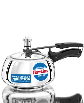Hawkins 2 Liter Stainless Steel Contura Induction Compatible Pressure Cooker