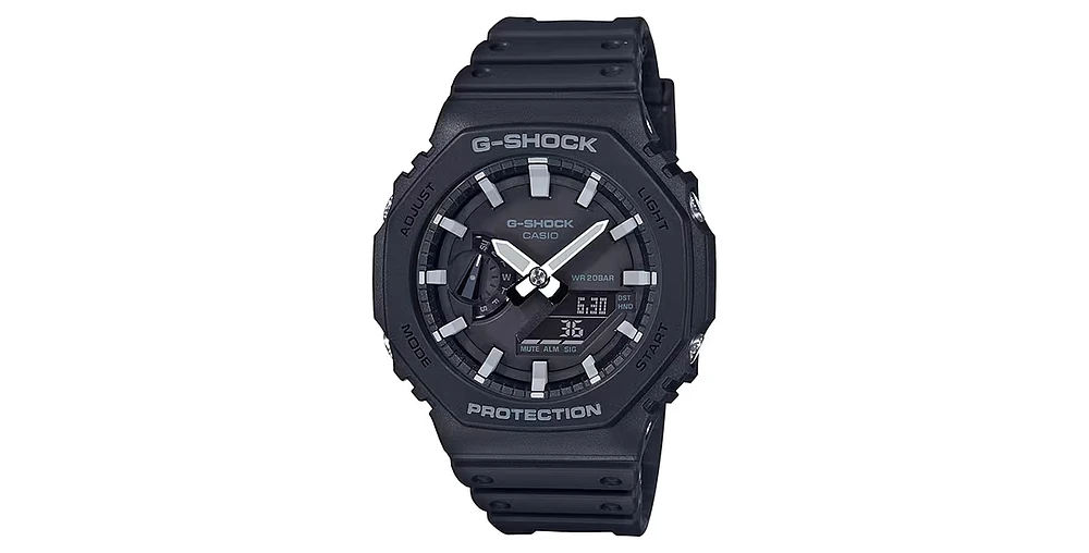 G-Shock Men's Black Resin Watch, 45.4mm