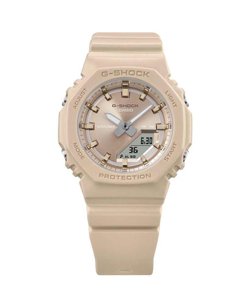 G-Shock Ladies Beige Resin Watch, 40.2mm