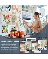 71x74 Floral Shower Curtain