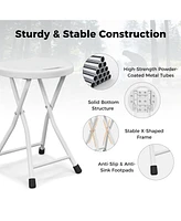 Gouun Folding Stool with Built-in Handle for Adults-4 Pieces