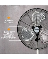 Hurricane Pro Series 20” High Velocity Oscillating Pedestal Stand Fan, 2 Pack