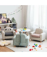 Gouun Kids Sofa with Armrest and Thick Cushion