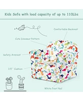 Gouun Household Toddler Furnishings Children Armrest Cute Lovely Single Sofa