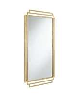 Uttermost Amherst Brushed Gold 24" x 38 1/2" Wall Mirror