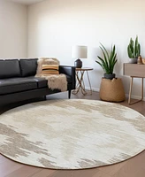 Addison Chantille Machine Washable ACN746 8'x8' Round Area Rug