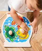 Melissa and Doug Animals Jumbo Knob Wooden Puzzle Set