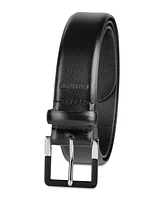 Tommy Hilfiger Men's Genuine Leather Two-Tone Buckle Dress Belt