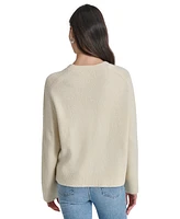 Dkny Jeans Women's Crewneck Long-Sleeve Sweater