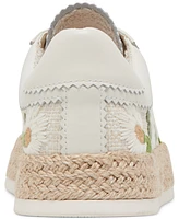 Dolce Vita Women's Azalia Floral Crochet Espadrille Lace-Up Sneakers