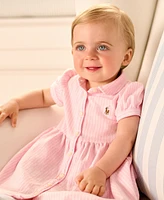 Polo Ralph Lauren Baby Girls Striped Knit Oxford Dress