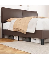 gaomon Queen Size Platform Bed Frame with Headboard