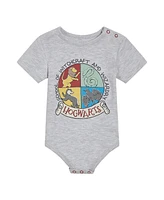 Harry Potter Baby Boys Bodysuit, Shorts and Shoes 3 Piece Outfit Set