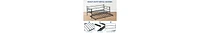 gaomon Twin Daybed with Trundle, Day Bed with Trundle Bed Twin, Twin Size Mattress Foundation with Steel Slat Support for Kids Teens Adults Living Roo