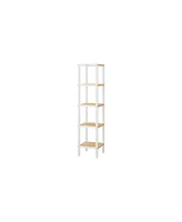 Slickblue 5-Tier Bathroom Shelf and Standing Kitchen Rack for Storage and Organization