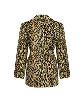 Nocturne Women's Leopard Print Jacket