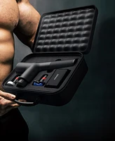 Tzumi PROfit Percussion Muscle Massage Gun, Rechargeable Deep Tissue Full-Body Massager with Multiple Attachments(A $74.99 Value)