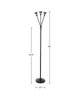 Lavish Home 69" 3-Head Led Light Floor Lamp