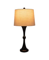 Lavish Home 27.17" Usb Charging Led Table Lamp Set