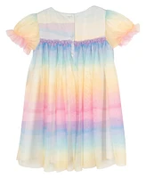 Sparkle & Shine Little Girls Ombre Mesh Dress