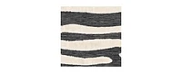 Bayshore Home Textured Tones Lines 7'10"x10' Area Rug