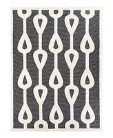 Bayshore Home Textured Tones Drops 10'x13'1" Area Rug