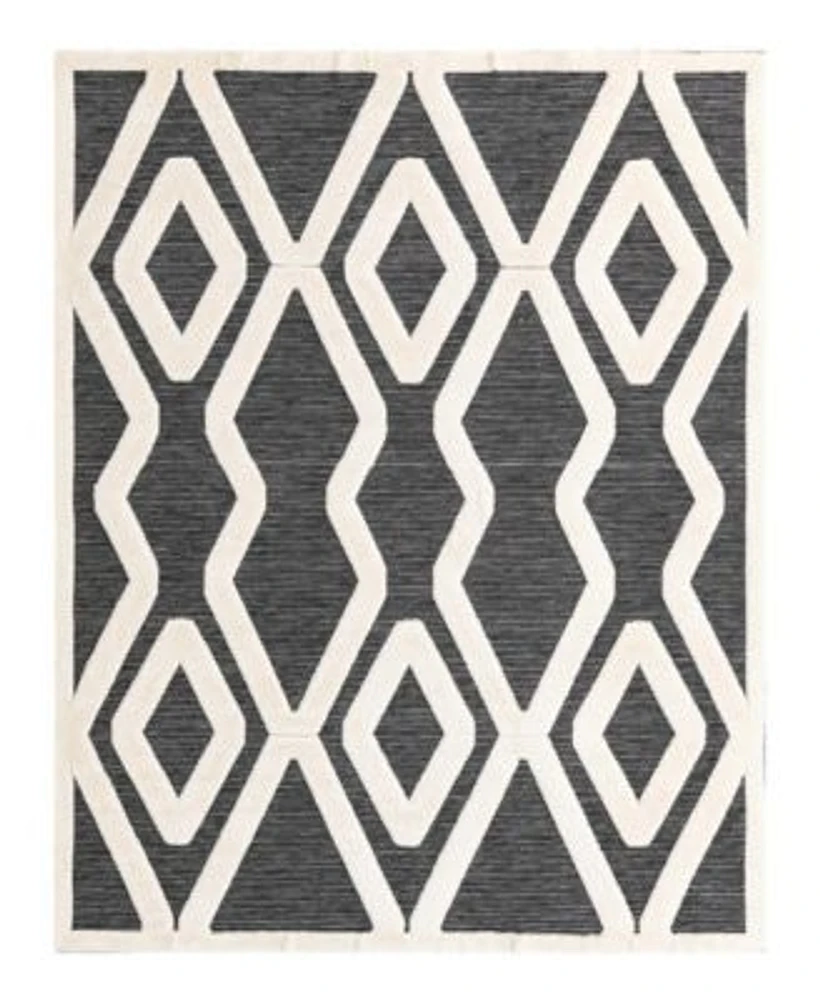 Bayshore Home Textured Tones Trellis Rug Collection