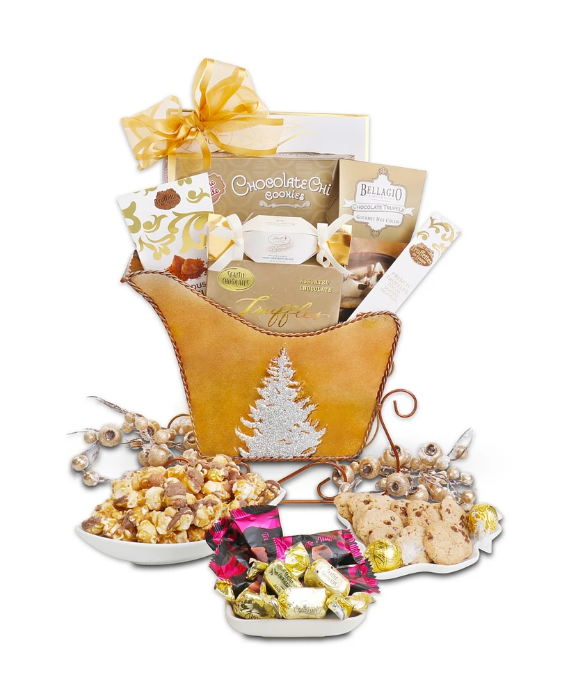 Alder Creek Gift Baskets Sweet Sleigh Rides Gift Basket, 8 Piece