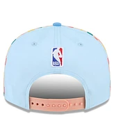 New Era Men's Light Blue San Antonio Spurs 2024/25 City Edition 9FIFTY Snapback Hat