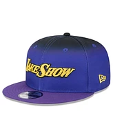 New Era Men's Purple Los Angeles Lakers 2024/25 City Edition 9FIFTY Snapback Hat