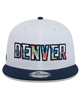 New Era Men's White Denver Nuggets 2024/25 City Edition 9FIFTY Snapback Hat