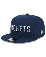 New Era Men's Navy Denver Nuggets 2024/25 City Edition Alternate 59FIFTY Fitted Hat