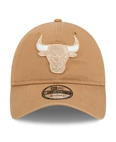 New Era Men's Tan Chicago Bulls 2024/25 City Edition 9TWENTY Adjustable Hat