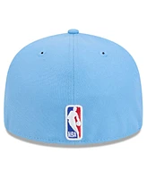 New Era Men's Light Blue Atlanta Hawks 2024/25 City Edition Alternate 59FIFTY Fitted Hat