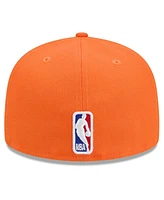 New Era Men's Orange New York Knicks 2024/25 City Edition Alternate 59FIFTY Fitted Hat