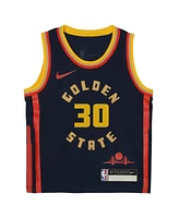 Nike Preschool Stephen Curry Navy Golden State Warriors 2024/25 Swingman Player Jersey - City Edition