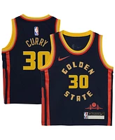 Nike Toddler Stephen Curry Navy Golden State Warriors 2024/25 Swingman Player Jersey - City Edition