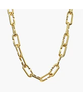 Bearfruit Jewelry Sterling Silver 18k Gold Plated Kate Chain Necklace