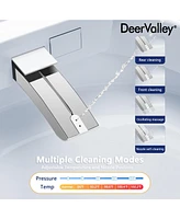 DeerValley Smart Bidet Elongated Toilet, Foot Kick Flush, Heated Seat, Instant Warm Water Wash, Advanced