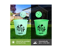 Ropoda Giant Yard Pong, Games with Durable Buckets and Balls Red
