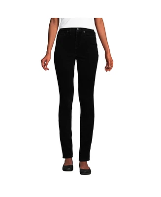 Lands' End Women's Slender High Rise Corduroy Skinny Pants