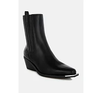 London Rag Jeffers High Ankle Chelsea Boots