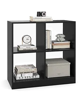 Gouun 4-Cube Kids Bookcase with Open Shelves