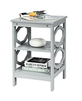 Gouun 3 Tiers Nightstand Sofa Side End Accent Table