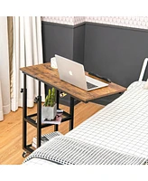 Gouun Adjustable C-Shaped Bedside Table
