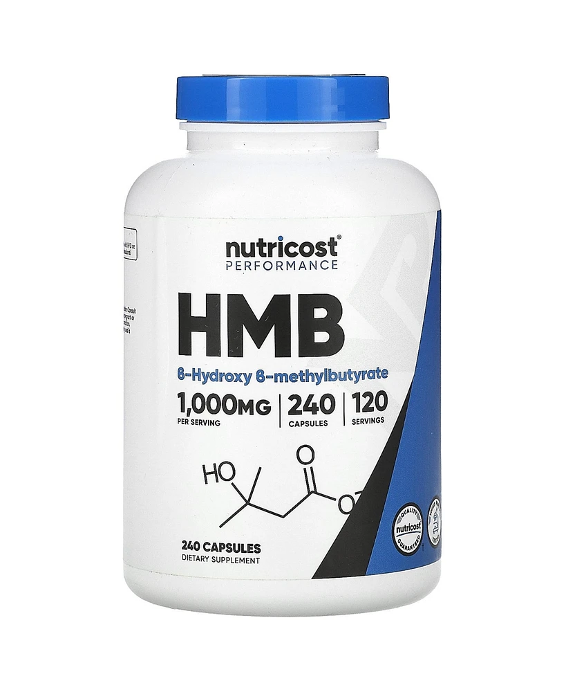 Nutricost Hmb B-Hydroxy-b-methylbutyrate 1 000 mg