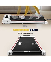 Redliro Walking Pad Under Desk Treadmill 265LBS 2.25HP Running Machine for Home