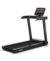 Gymax 2.25HP Electric Motorized Running Machine Treadmill w/ Led Display App Control