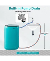 Gouun 7.7 lbs Full-Automatic Washing Machine with 10 Washing Programs